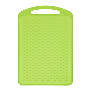 Доска разделочная 32,8х21х0,5см ИНТЕРМ большая салатовый пластик 000000000001222058