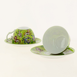 ОБЕЗЬЯНЫ Чайная пара 250мл 86-2075 1+1 000000000001138939