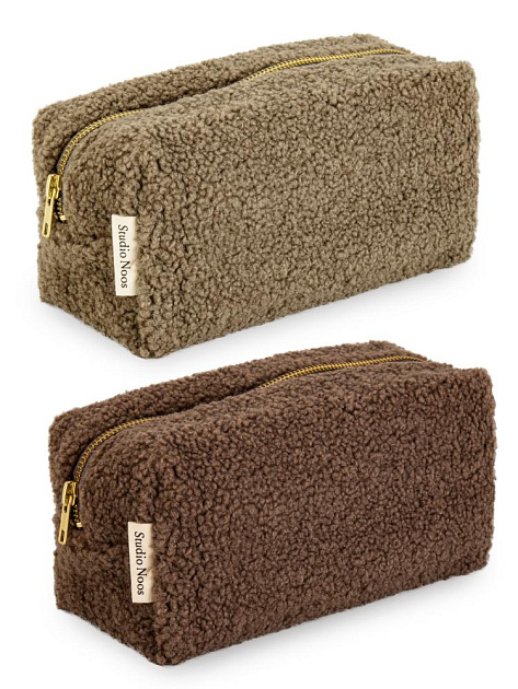 Косметичка 20х12х10см плюшевая ST полиэстер 000000000001230460