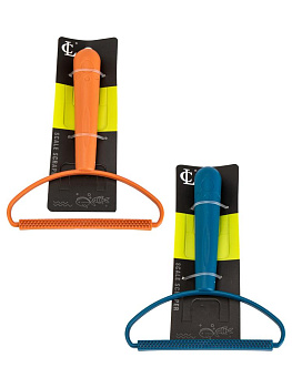 Щетка-скребок для одежды и ковров 12,5х16,5см в ассортименте пластик_ST 000000000001228737