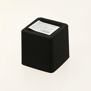 Подсвечник декоративный "Square" стекло 6х6см черный/золото R011267 000000000001200385