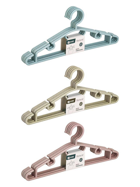 Набор вешалок 5 шт 40см FORA в ассортименте крошка полипропилен_ST 000000000001228696