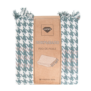 Плед 150х200см LUCKY PEID-DE-POULE SGE-3229 хлопок Плед 150х200см LUCKY PEID-DE-POULE SGE-3229 хлопок 000000000001218025