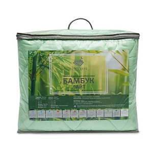 Одеяло 1,5-спальное 140x205см СОНОТЕРРА STE-Бамбук лайт легкое микрофибра/бамбуковое волокно30% полиэфирное волокно70% 000000000001214626