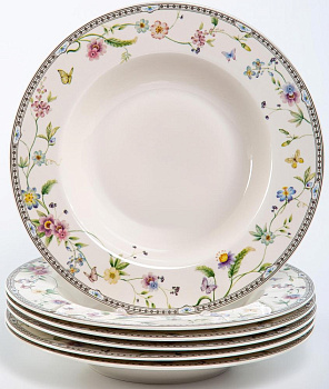 Тарелка суповая 22см 550мл BALSFORD МАНУЭЛА глубокая фарфор 000000000001208417