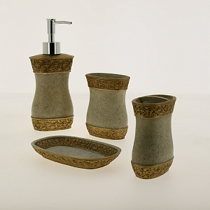 Набор для ванной, 4пр, полистоун  R030195 000000000001173350