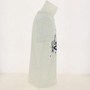 Футболка для мальчика DE'NASTIA трикотаж 146 (10-11лет) белый 100%Хлопок I000145 000000000001178261