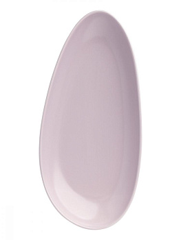 Блюдо сервировочное 30,5x14,3x3,5см DE'NASTIA Оливки-однотон лавандовый фарфор 000000000001217766