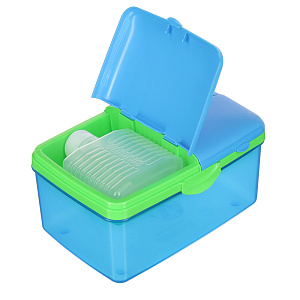 Ланчбокс 4-х секционный с бутылкой Sistema, 2л 000000000001148951