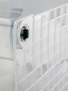 Контейнер для хранения 75л с крышкой прозрачный полипропилен 000000000001227854