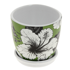 Цветочный горшок, 10 см, 0.35л, керамика 000000000001171931