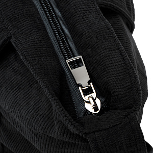 Сумка женская 34x34х7см графит вельвет/полиэстер 000000000001221756