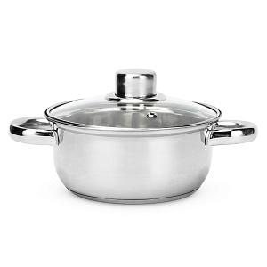 Набор посуды для приготовления 5 предметов EETRITE (ковш 500мл/кастрюля с крышкой 1л/кастрюля с крышкой 1,5л) нержавеющая сталь Набор посуды для приготовления 5 предметов EETRITE (ковш 500мл/кастрюля с крышкой 1л/кастрюля с крышкой 1,5л) нержавеющая сталь 000000000001220309