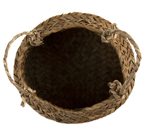 Кашпо-корзина плетеная 12см 000000000001216401
