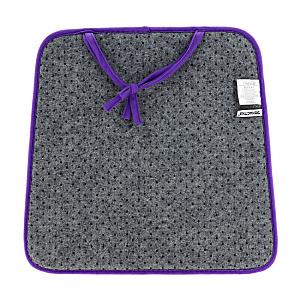 Подушка на стул DE'NASTIA 40х35х38см Кактусы фиолетовый P111132 000000000001167687