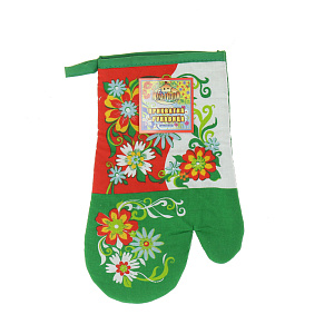 Прихватка-рукавица Полевые цветы Мультидом, хлопок 000000000001126863