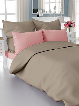 Наволочки DE'NASTIA 50х70см-2шт 100%Хлопок розовый C010549 000000000001164831