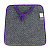Подушка на стул DE'NASTIA 40х35х38см Кактусы фиолетовый P111132 000000000001167687