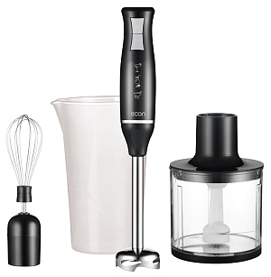 Блендер ECON ECO-431HB мощность 900Вт. Импульсный режим. 2скорости. Венчик из нержавеющей стали. Мини-измельчитель 500мл. Мерный стакан 700мл. Пластик 000000000001192664