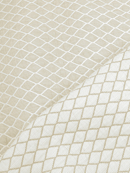 Покрывало DE'NASTIA 200х240см 3 слоя жаккард ромбы молочный U000120 000000000001195463