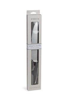 Нож Поварской шеф-нож 20,5см DE'NASTIA Wave line черный нержавеющая сталь/пластик 000000000001228014