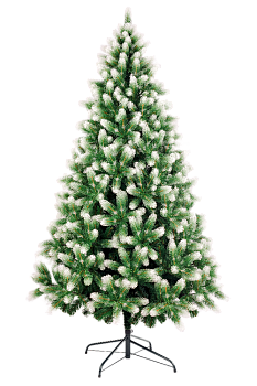 Ель искусственная 195см БИФОРЕС Полярная Микс темно-зеленый ПВХ 000000000001214443