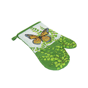 Набор прихватка и рукавица Бабочка Мультидом, хлопок, 2 предмета 000000000001126847