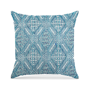 Наволочка декоративная 40х40см LUCKY ROMBO SGTH-MULTI DIAMOND бирюзово-белый хлопок 80%/полиэстер 20% 000000000001218036