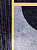 Коврик придверный 60x90см LUCKY Круги овалы чёрный/синий полиэстер 000000000001211920