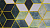 Коврик придверный 60x90см LUCKY Ромбы зелёный/жёлтый полиэстер 000000000001203638