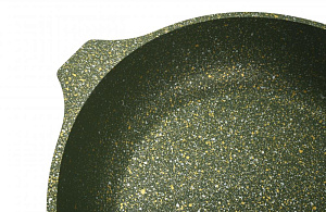 Сковорода 24см Trendy style съемная ручка антипригарное покрытие Malachite алюминий 000000000001209097