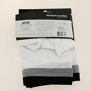 Трусы муж. Rockhard BOXERS 2XL белый 95%хл 5%эл G000162 (2XL) 000000000001195842