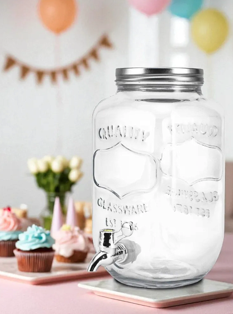 Банка для напитков 3,5л с краном в коробке B090026_MP 000000000001227494