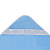Детский уголок махровый Bambino Azur Cleanelly, голубой, 103х87 см 000000000001126119