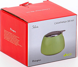 Сахарница 300мл ELRINGTON Феличита с крышкой индиго подарочная упаковка керамика 000000000001203884