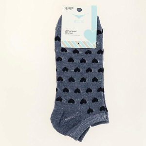 Носки женские р37-41 FUTE укороченные хлопок85% полиамид10% эластан5% 5021_37_41 000000000001205002