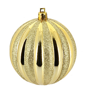 Набор елочных шаров Мандарин Посуда Центр, 8 см, 3 шт. 000000000001161782