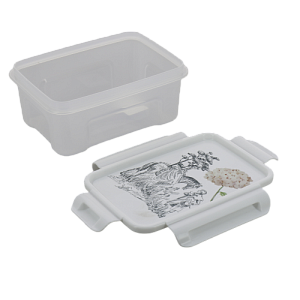 Контейнер для свч 750мл ПОЛИМЕРБЫТ toile de jouy пластик 000000000001204957