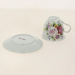 Набор чайный (13) 6 чашек 250мл+6 блюдец+чайник 1000мл, подар.уп ,CM-F13-SGB-029 000000000001170027