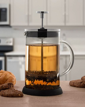 Френч-пресс 600мл SERVITTA Colini нержавеющая сталь/стекло 000000000001214591