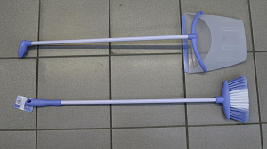 Щетка + совок SOFT TOUCH на длинной ручке с контейнером полипропилен эластомер сталь 000000000001207338