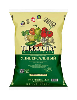 Универсальный грунт Живая земля Фарт, 10л 000000000001019272