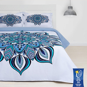 КПБ Этель1.5сп Мандала 50*70+3 -2шт,ранфорс111г/м,100%хл 000000000001178866