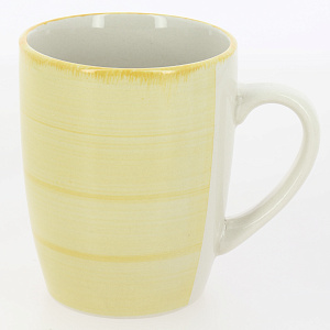 Кружка 350мл MILVIS YELLOW Винтаж желтая керамика 000000000001210241