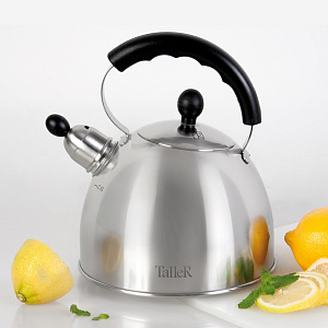 Чайник 2,5л TALLER Норман матовая полировка нержавеющая сталь 000000000001009375
