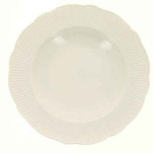 ILAY Тарелка суповая 23см недекорированная костяной фарфор BNILY23CK00 000000000001189466