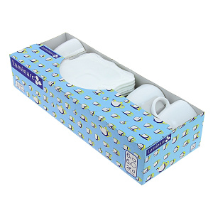 Чайный набор Authentic White Luminarc, 220мл, 12 предметов 000000000001003999