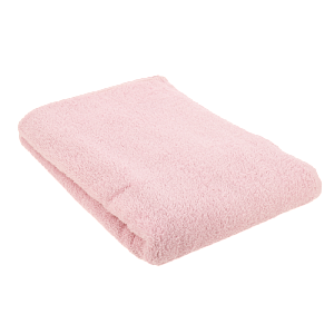 Полотенце махровое 70х140см АЛТЫН АСЫР гладкокрашеное плотность 400гр/м2 без бордюра розовое хлопок 000000000001206091