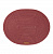 Салфетка сервировочная 30х40см DE'NASTIA Шнурок овал вишневый хлопок-50%/полиэстер-50% 000000000001209696