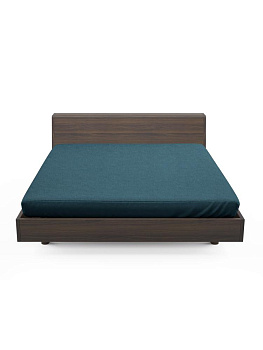 Простыня трикотажная на резинке 200х200х25см FORA сине-зеленый хлопок 100% 000000000001225352